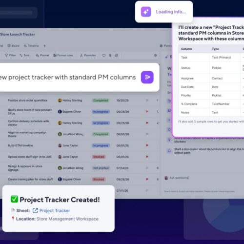 SmartSheet AI Project Tracker